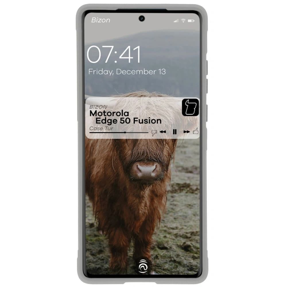 Bizon Case Tur Motorola Edge 50 Fusion light grey - 5