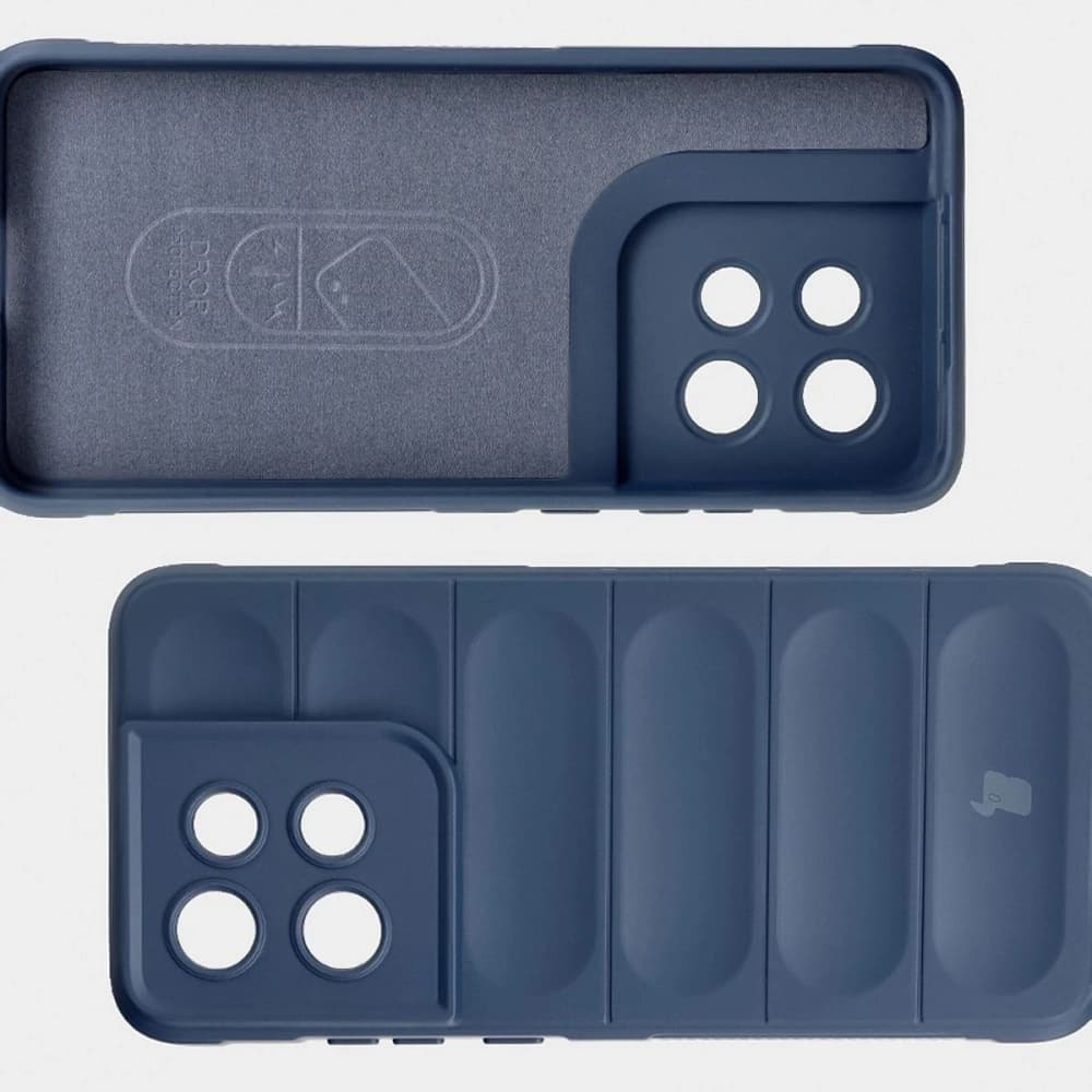 Bizon Caz Tur Motorola Edge 50 Neo albastru închis - 6