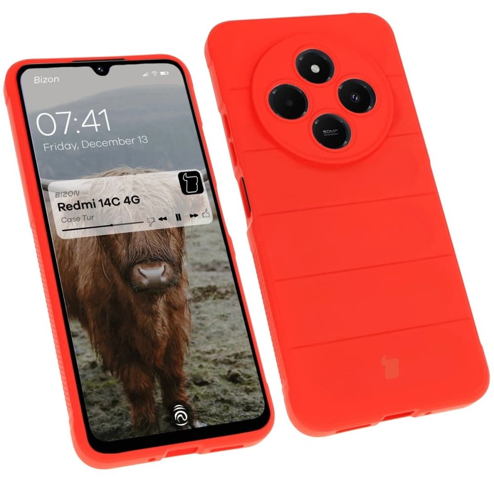 Bizon Case Tur Xiaomi Redmi 14C 4G / POCO C75 red