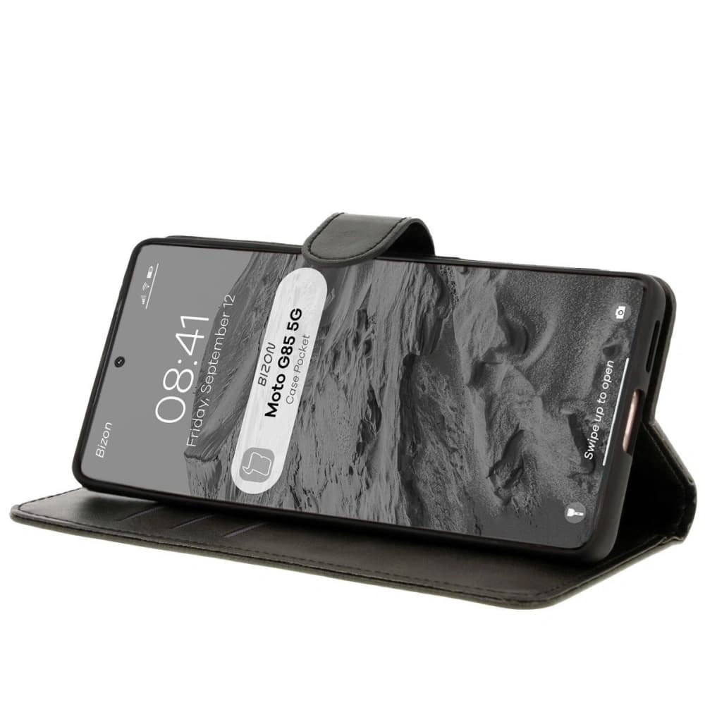 Bizon Case Pocket Motorola Moto G85 5G negru - 5