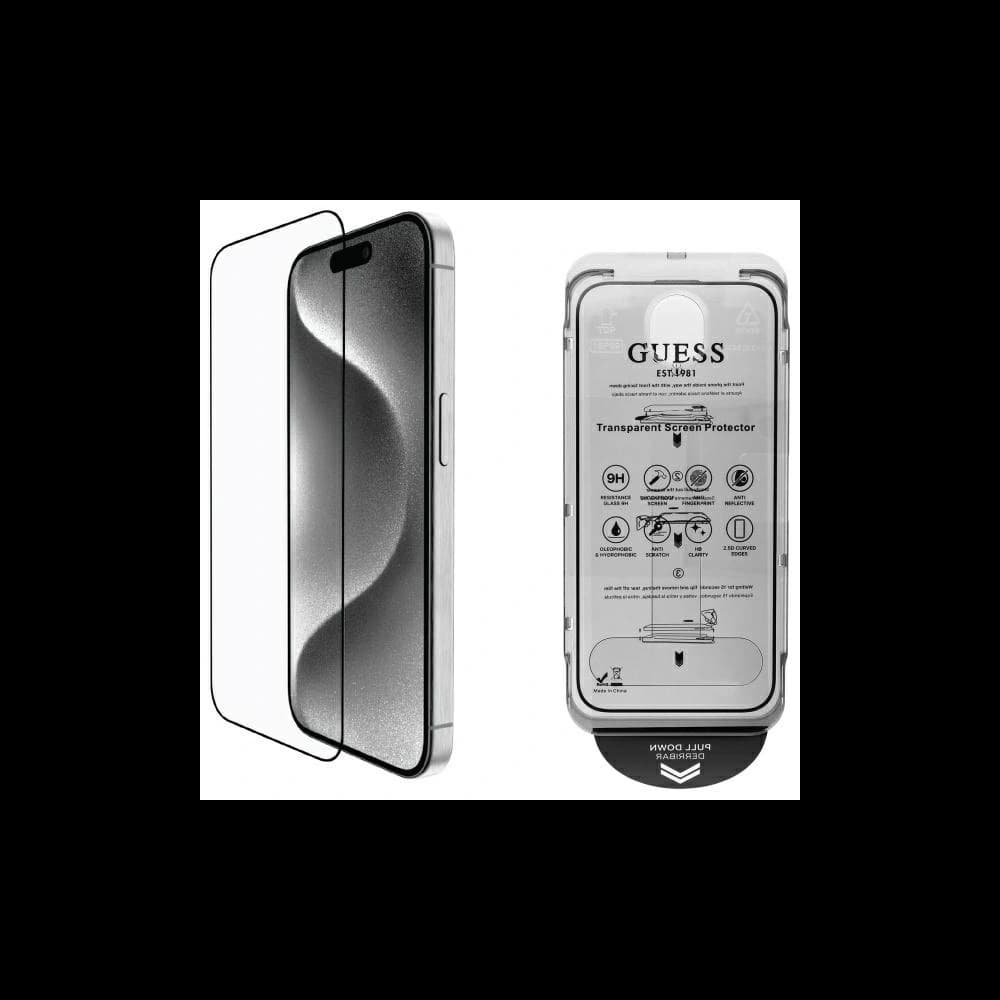Guess GUTGP16XBOKGCIT Apple iPhone 16 Pro Max Protector de ecran 2.5D Outline