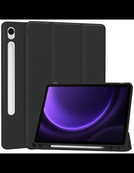 Bizon Case Tab Lizard Samsung Galaxy Tab S9 / S9 FE fekete