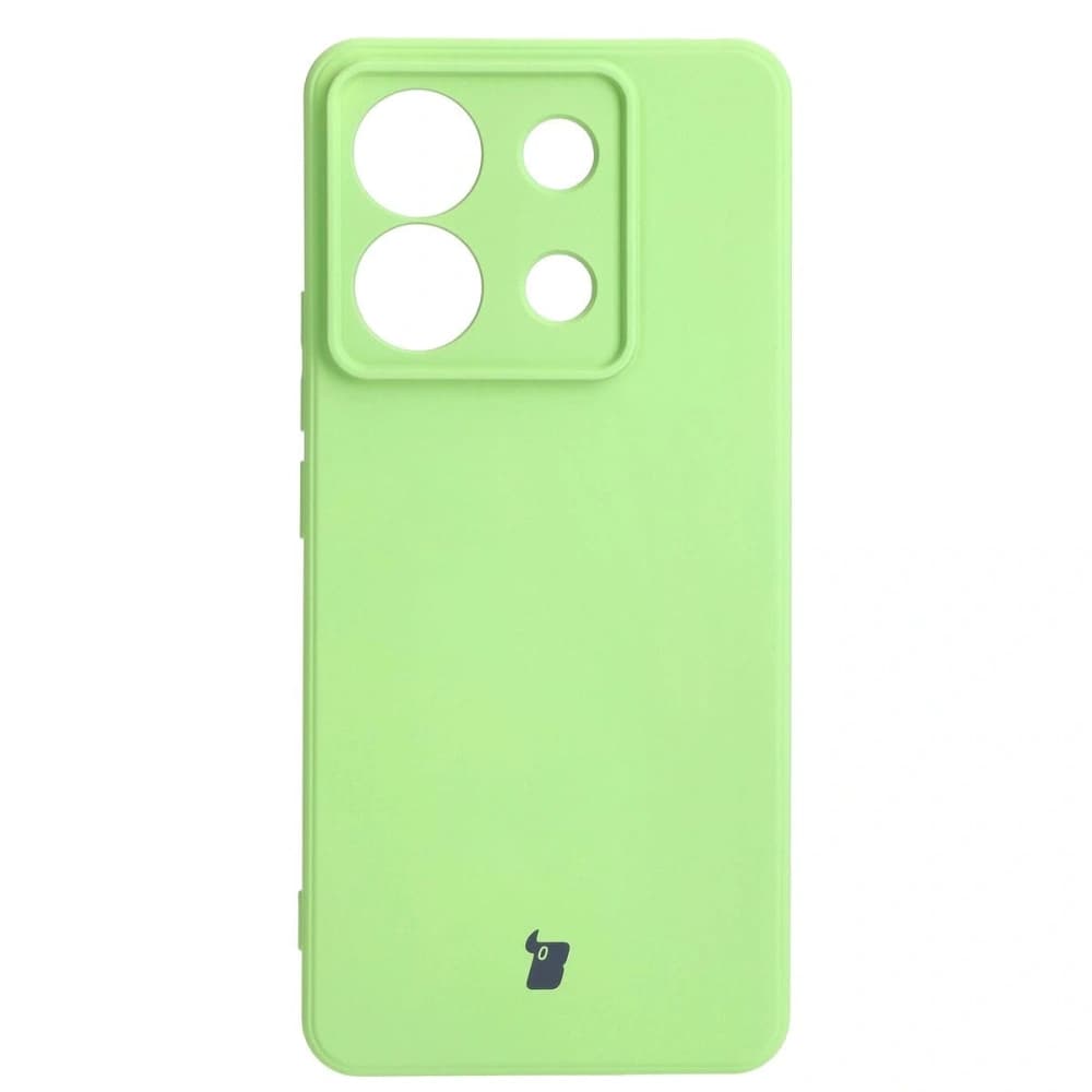 Bizon Case Silicone Sq Xiaomi Poco X6 / Xiaomi Redmi Note 13 Pro 5G hellgrün - 2