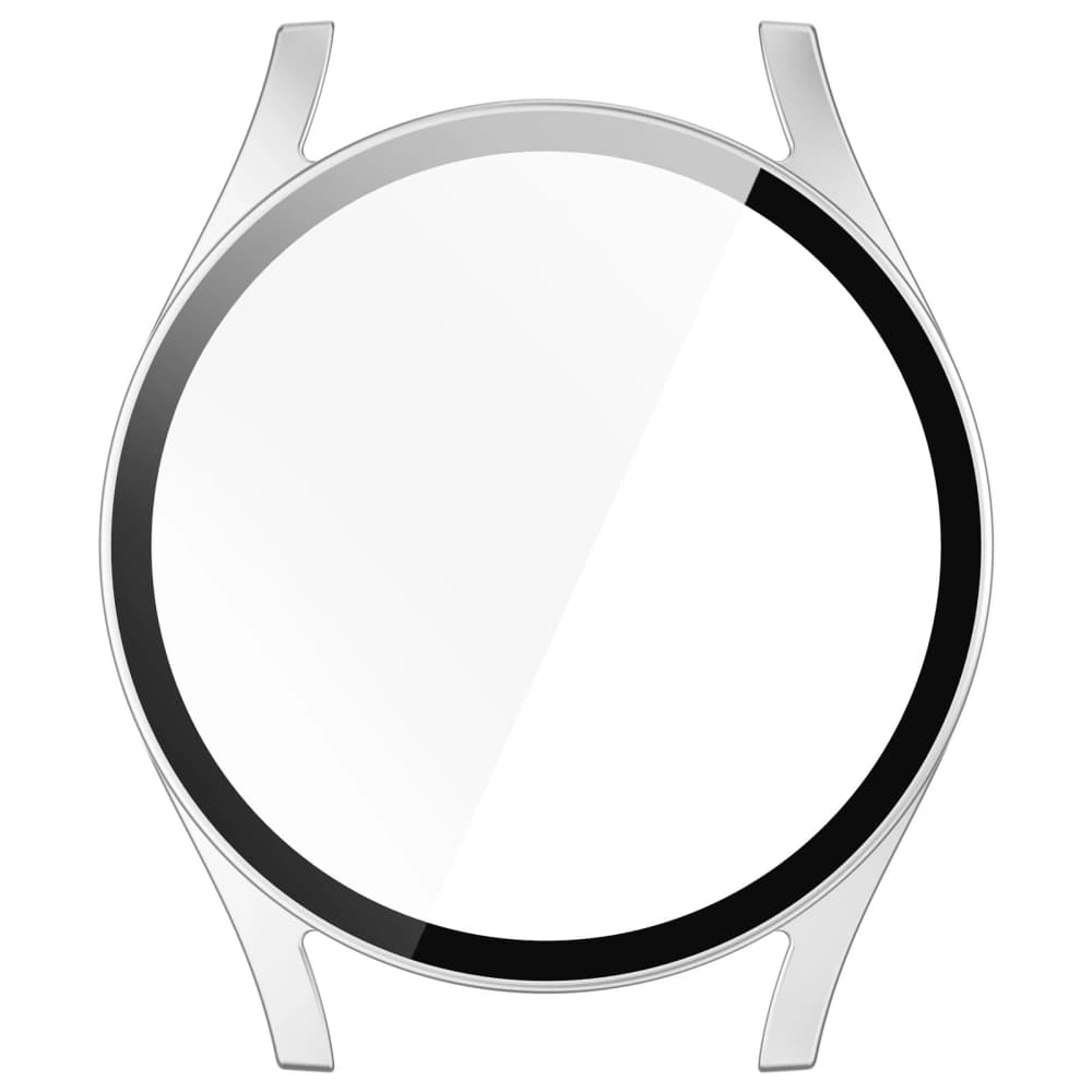 Bizon Case+Glass Uhr Samsung Galaxy Watch 7 44 mm satin silber - 8