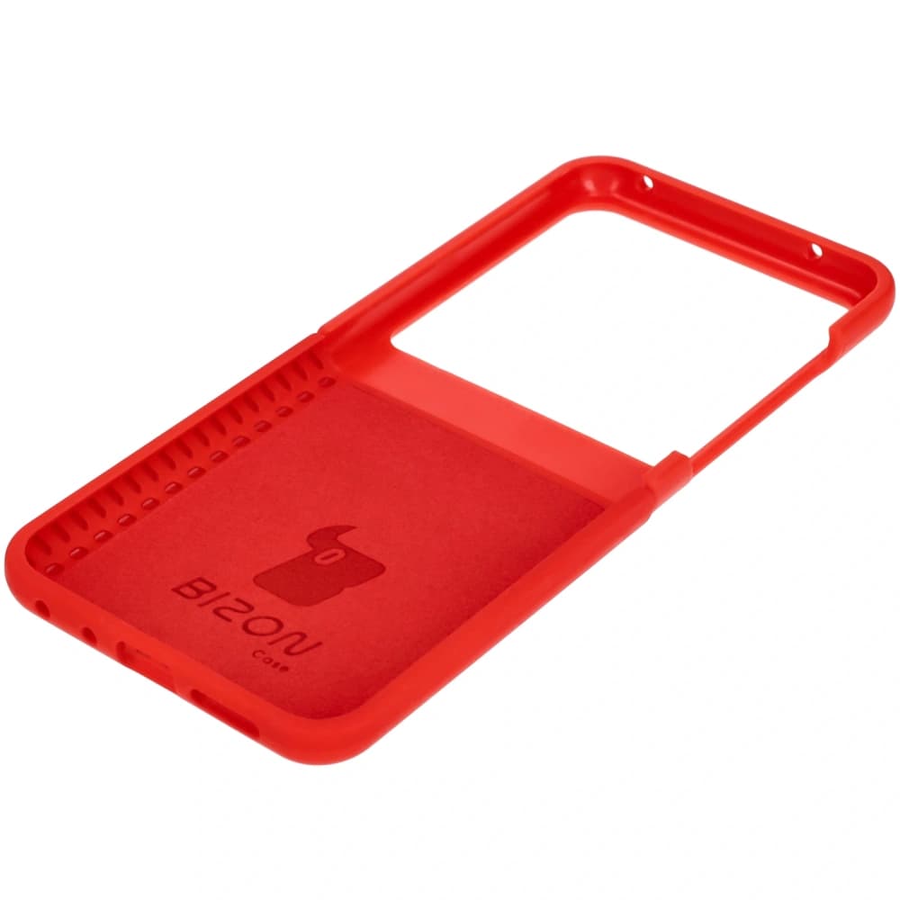Husă din silicon pentru Motorola Razr 50 roșie. - 4