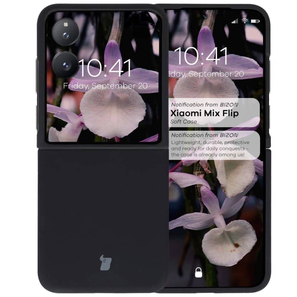Bizon Soft Case Xiaomi Mix Flip schwarz