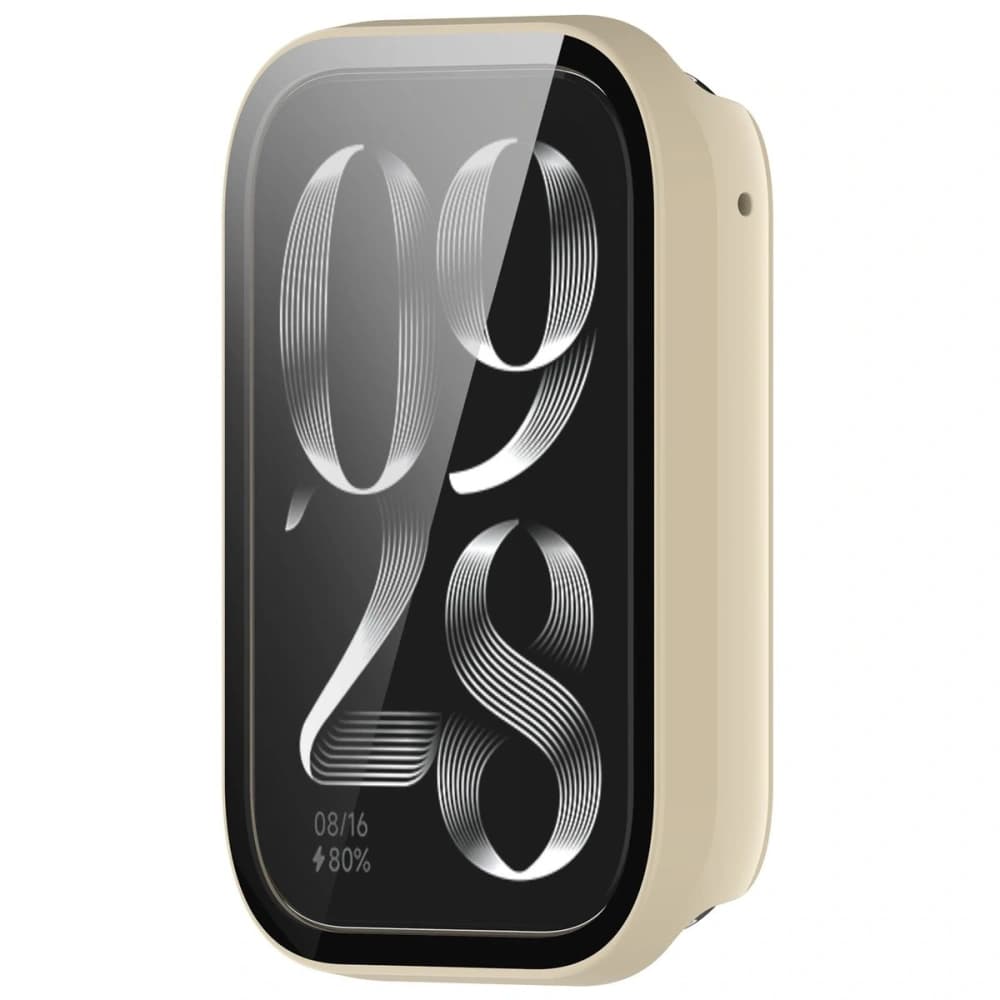 Bizon Case+Glass Watch Xiaomi Mi Smart Band 9 Pro beige - 5
