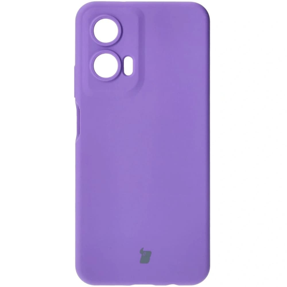 Silikonové pouzdro Bizon Soft Case pro Motorola Moto G35 5G fialové - 2