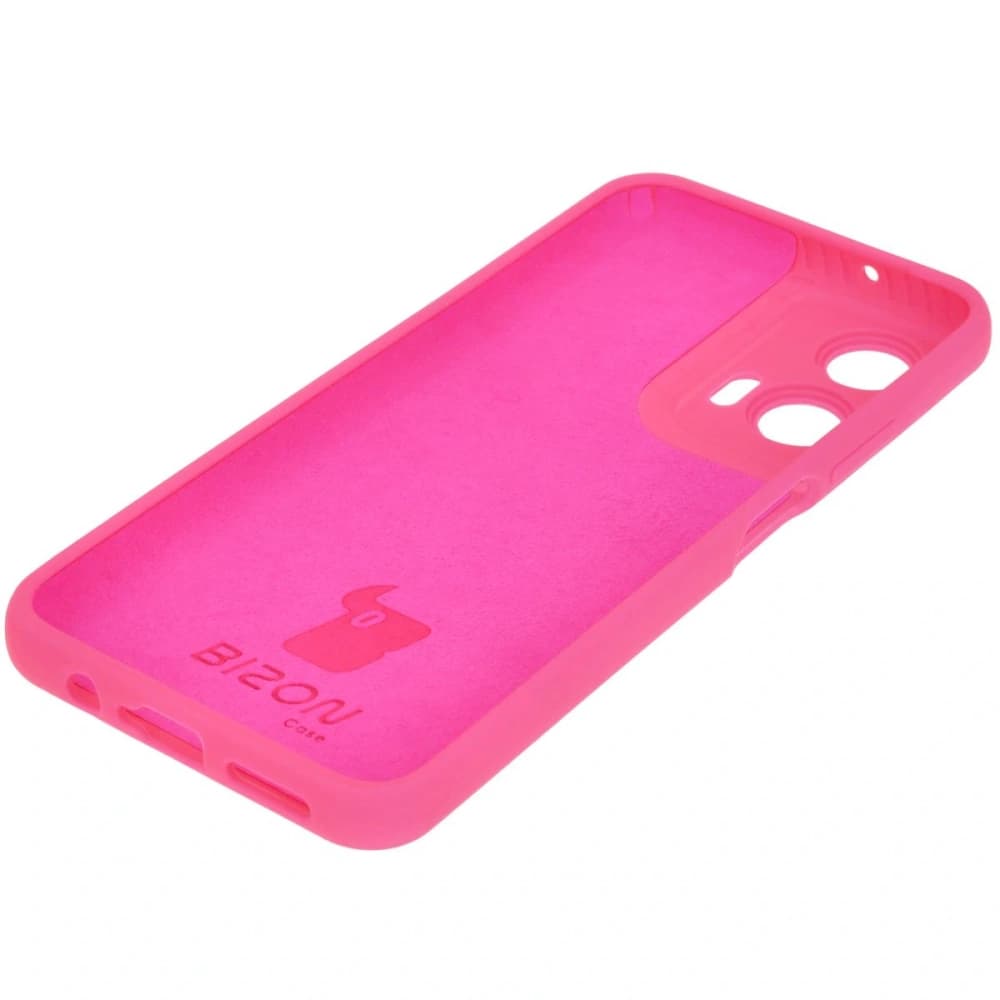 Silikonové pouzdro Bizon Soft Case pro Motorola Moto G35 5G neonově růžové - 4