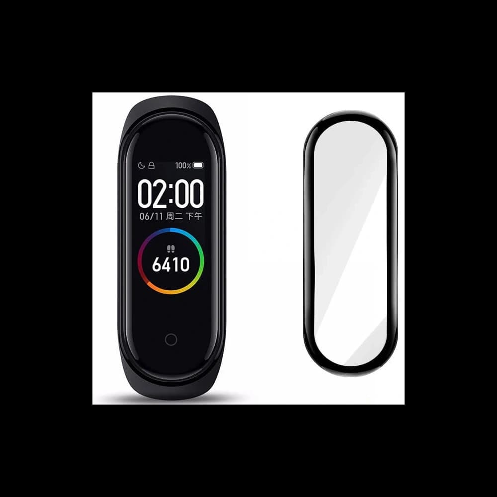 Bizon Glass Edge Xiaomi Mi Band 6 / 5 fekete - 7