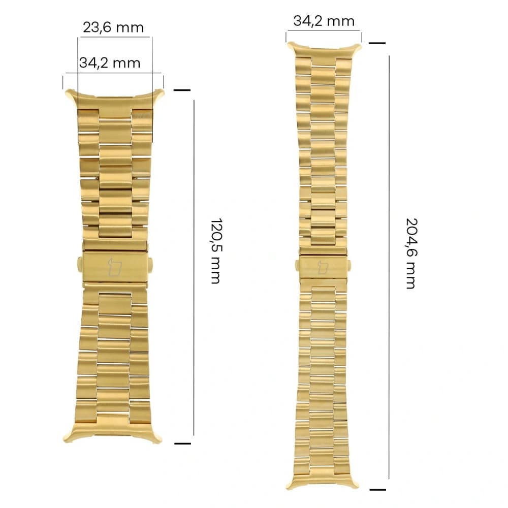 Ceas cu curea Bizon Aura Samsung Galaxy Watch Ultra 47 mm aurie - 3