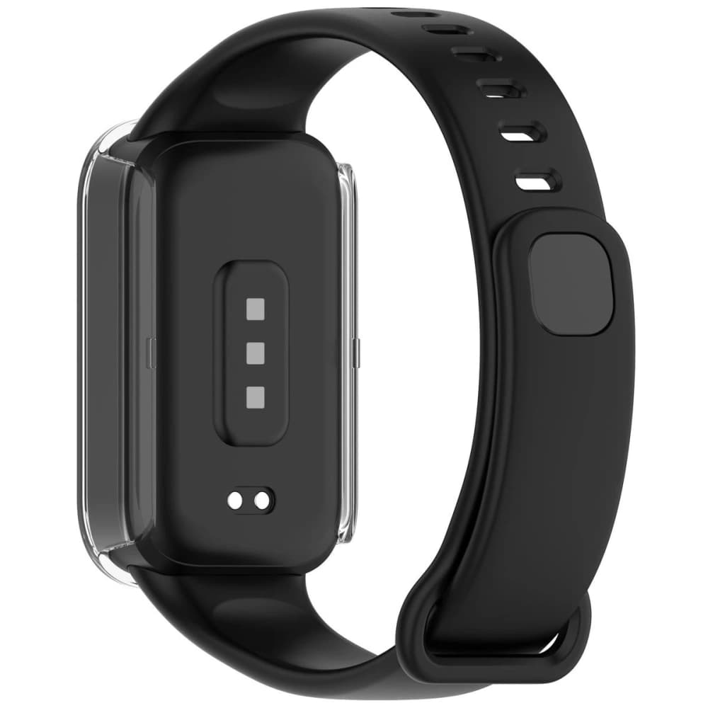 Bizon Case+Glass Óra Xiaomi Smart Band 9 Active / Redmi Smart Band 3 átlátszó - 5