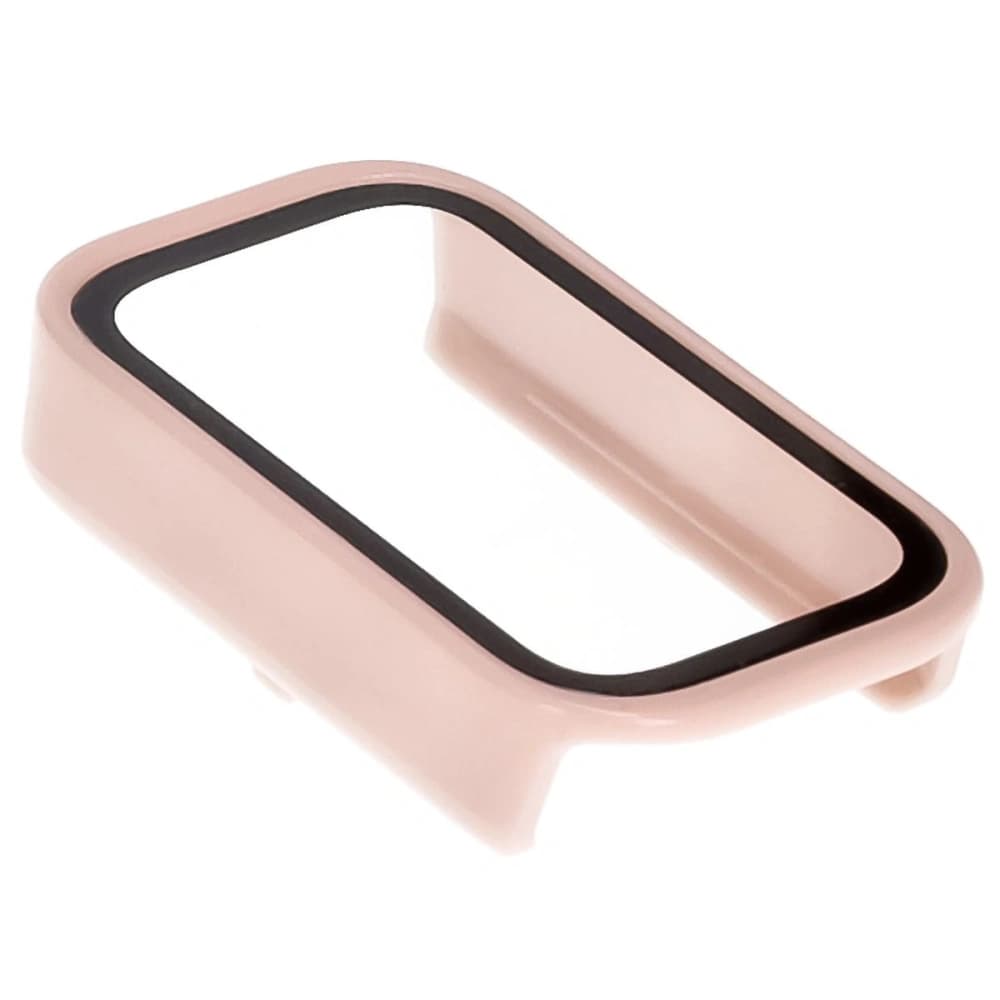 Etui ze skla na hodinky Bizon Case+Glass Watch do Xiaomi Smart Band 9 Active / Redmi Smart Band 3 růžové - 7