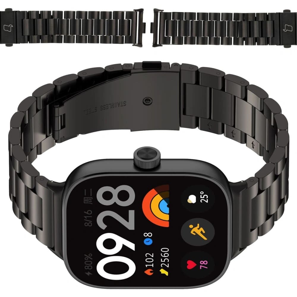 Bizon Strap Watch Aura Xiaomi Redmi Watch 4 / Smart Band 8 Pro / 9 Pro black