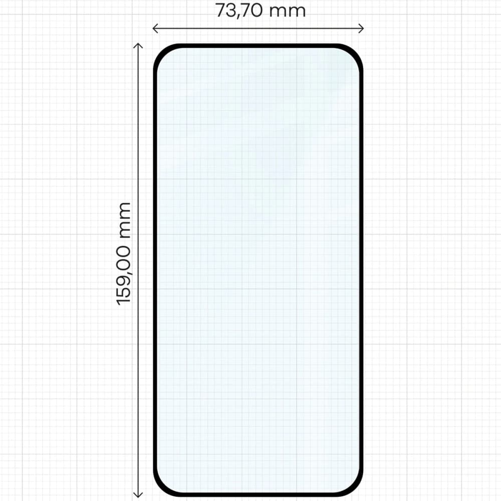 Bizon Glass Edge 3D Honor Magic7 Pro cadru negru - 2