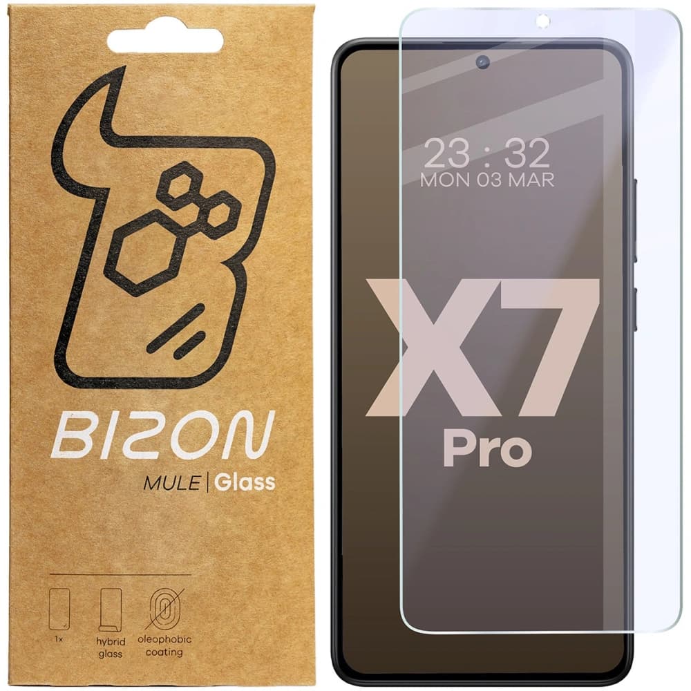 Bizon Glass Mule Flexible hybrid glass Xiaomi Poco X7 Pro