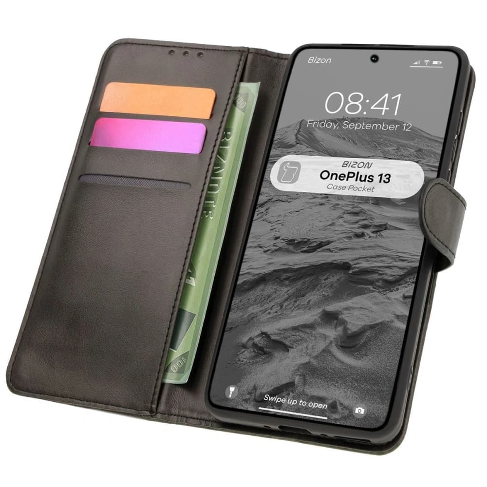 Bizon Caz Pocket OnePlus 13 negru