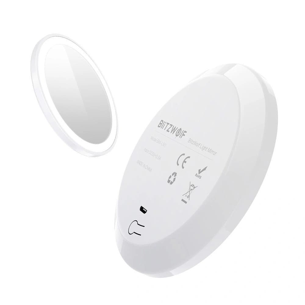 Oglindă LED iluminată Blitzwolf BW-LM1, USB - 3