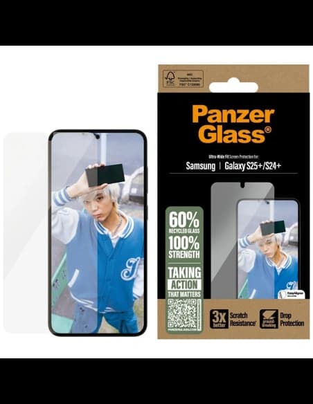 PanzerGlass Ultra-Wide Fit Samsung Galaxy S25+ Plus
