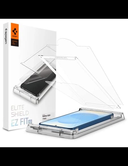 Hybridní sklo Spigen Elite Shield ez Fit HD Samsung Galaxy S25+ Plus Clear
