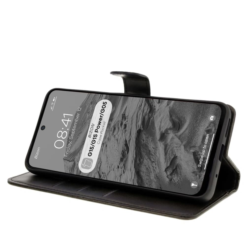 Bizon Case Pocket Motorola Moto G15 / G15 Power / G05 negru - 5