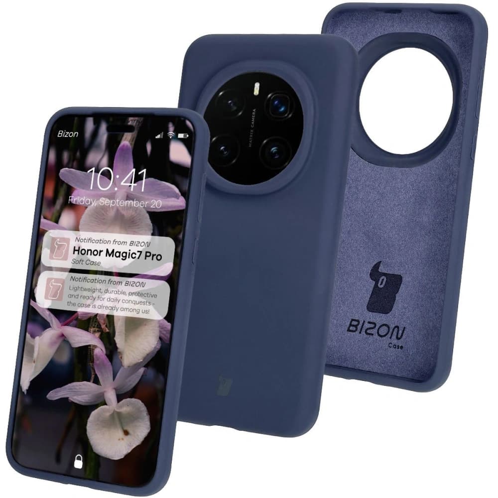 Bizon Soft Case Honor Magic7 Pro albastru închis