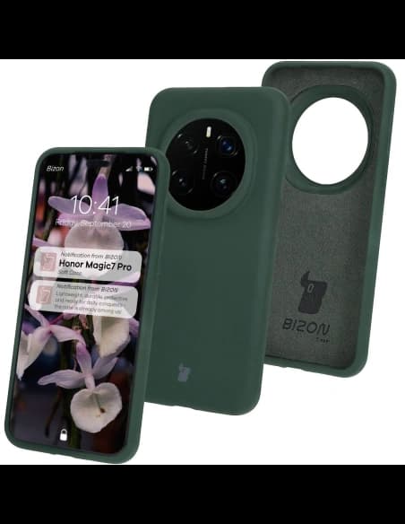 Bizon Soft Case Honor Magic7 Pro verde închis