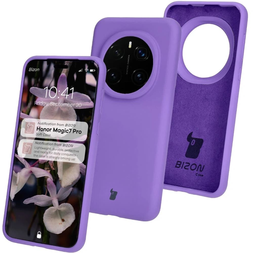 Bizon Soft Case Honor Magic7 Pro violet