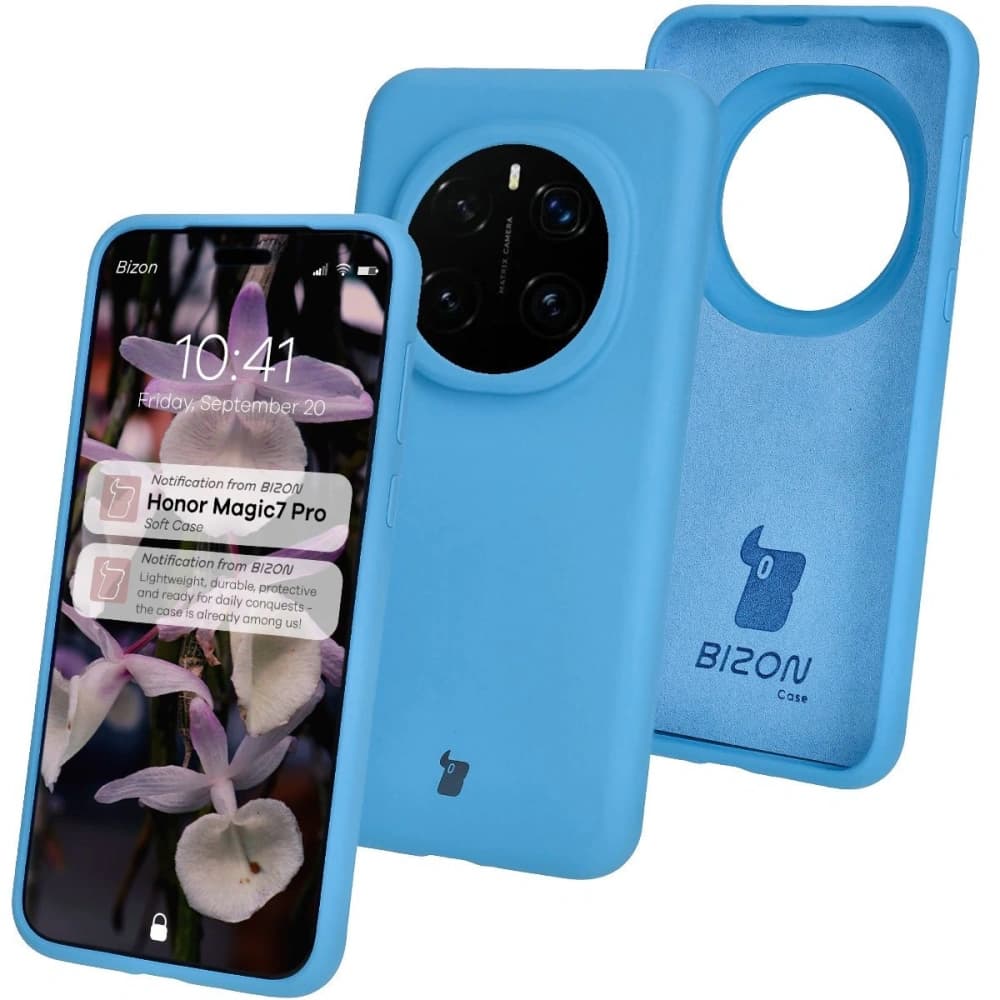 Bizon Soft Case Honor Magic7 Pro blue
