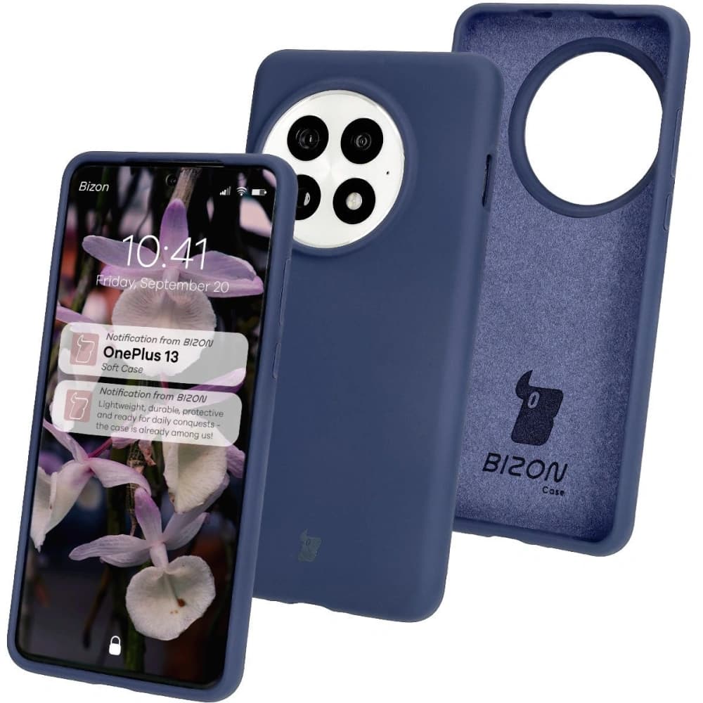 Bizon Soft Case OnePlus 13 albastru închis