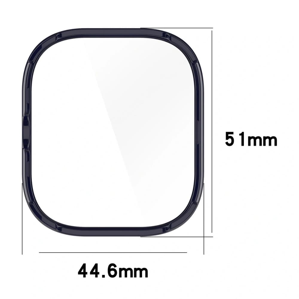 Bizon Case+Glass óra Xiaomi Redmi Watch 5 kék - 2