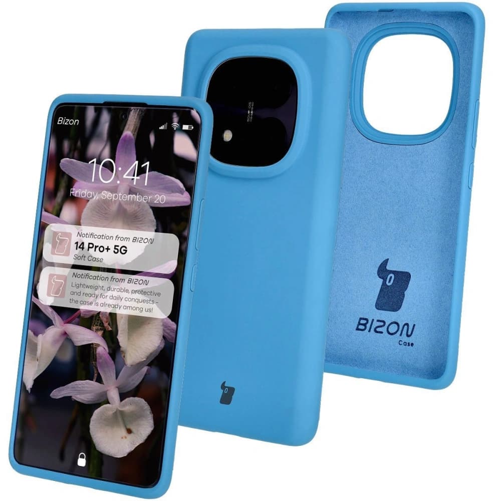 Bizon Soft Case Xiaomi Redmi Note 14 Pro+ Plus 5G blue