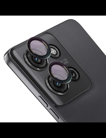 Bizon Glass Snap Lens Motorola Moto G75 5G black frame