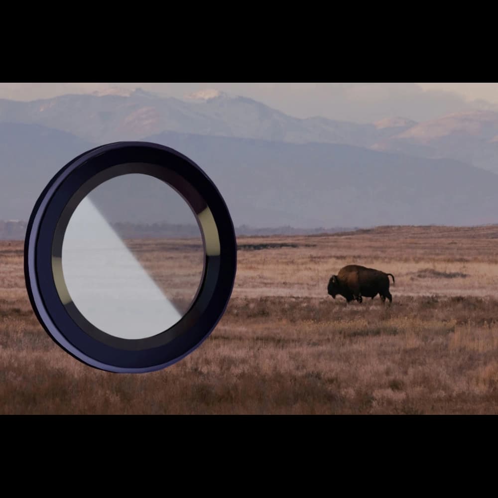 Bizon Glass Snap Lens Apple iPhone 13 / 13 Mini cadru negru - 3