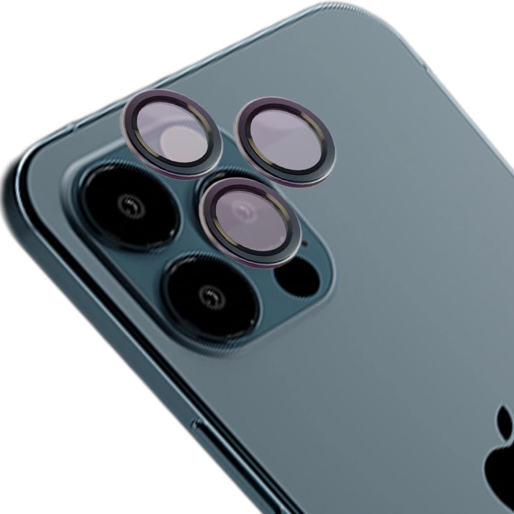 Bizon Glass Snap Lens Apple iPhone 12 Pro Max szürke keret