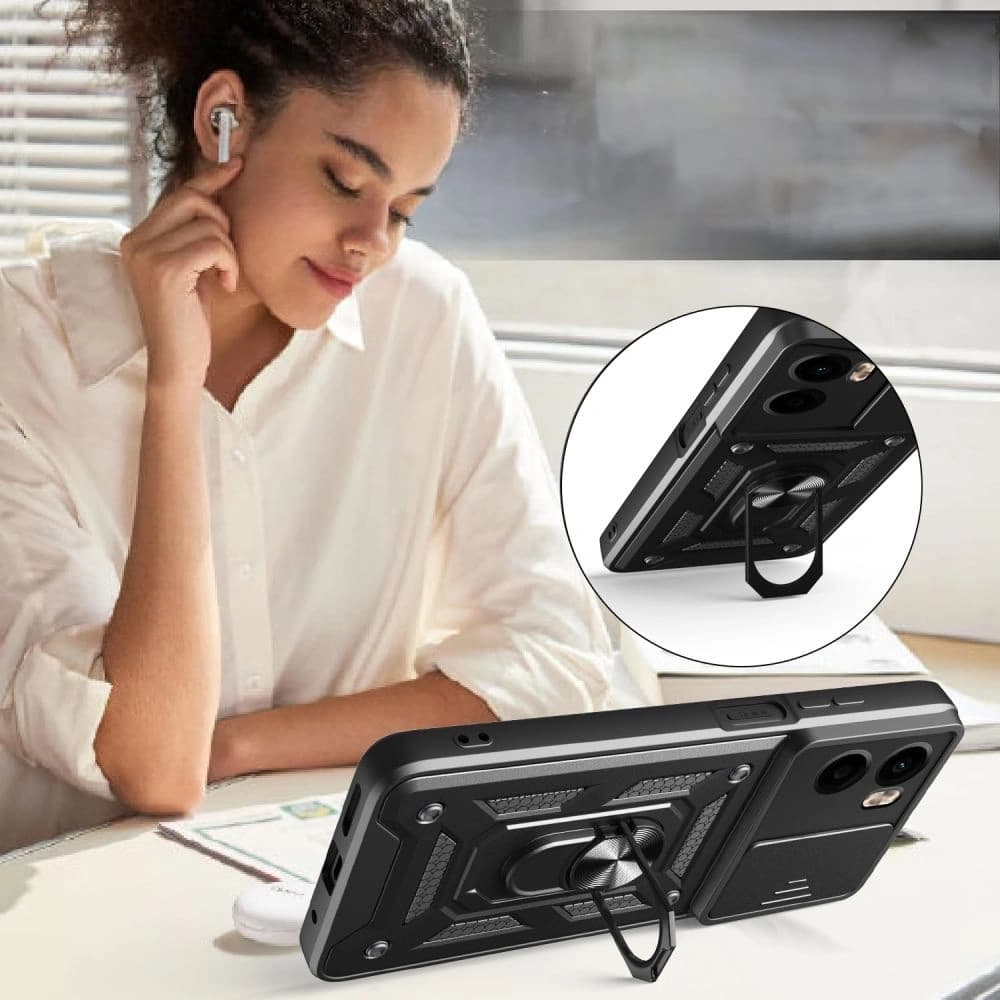 Tech-protect Camshield Pro Motorola Moto G05 / E15 Negru - 6