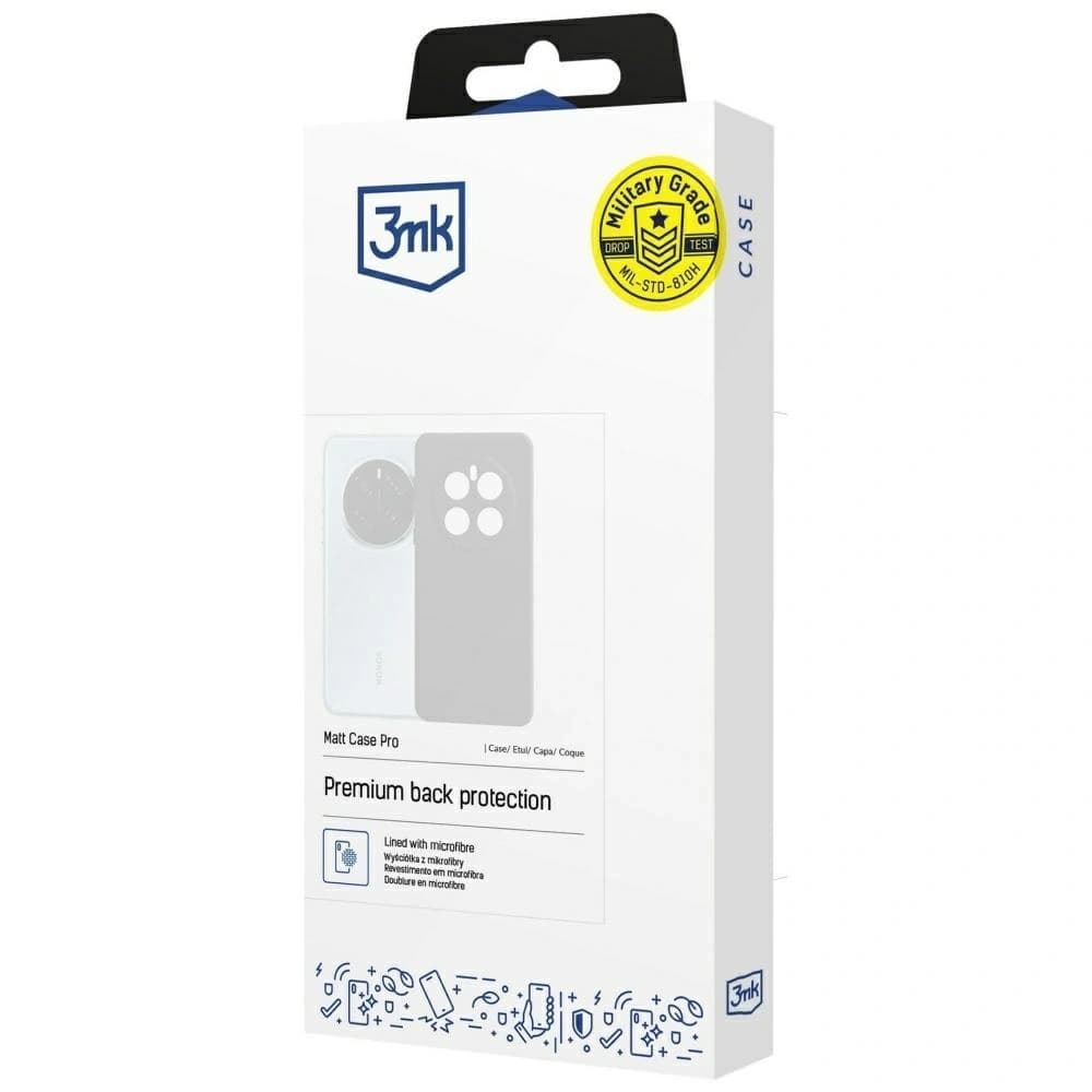 3MK Matt Case Pro Samsung Galaxy S23 FE fekete - 7