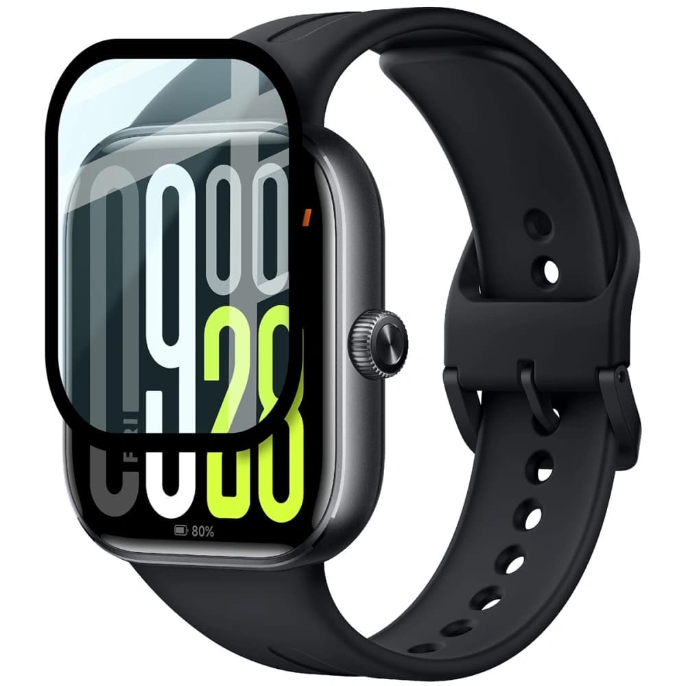 Bizon üveg óra Edge Hybrid Xiaomi Redmi Watch 5 fekete - 3