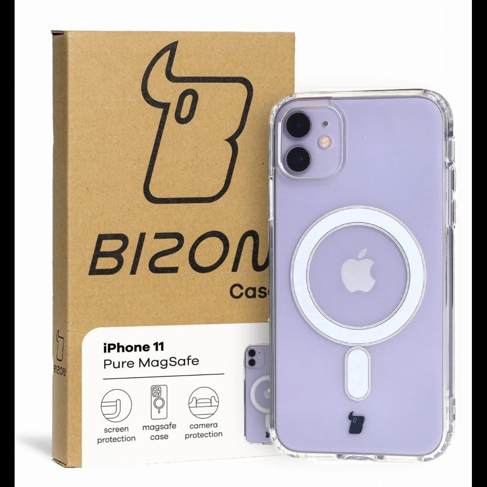 Bizon Case Pure Magnetic Apple iPhone 11 transparent