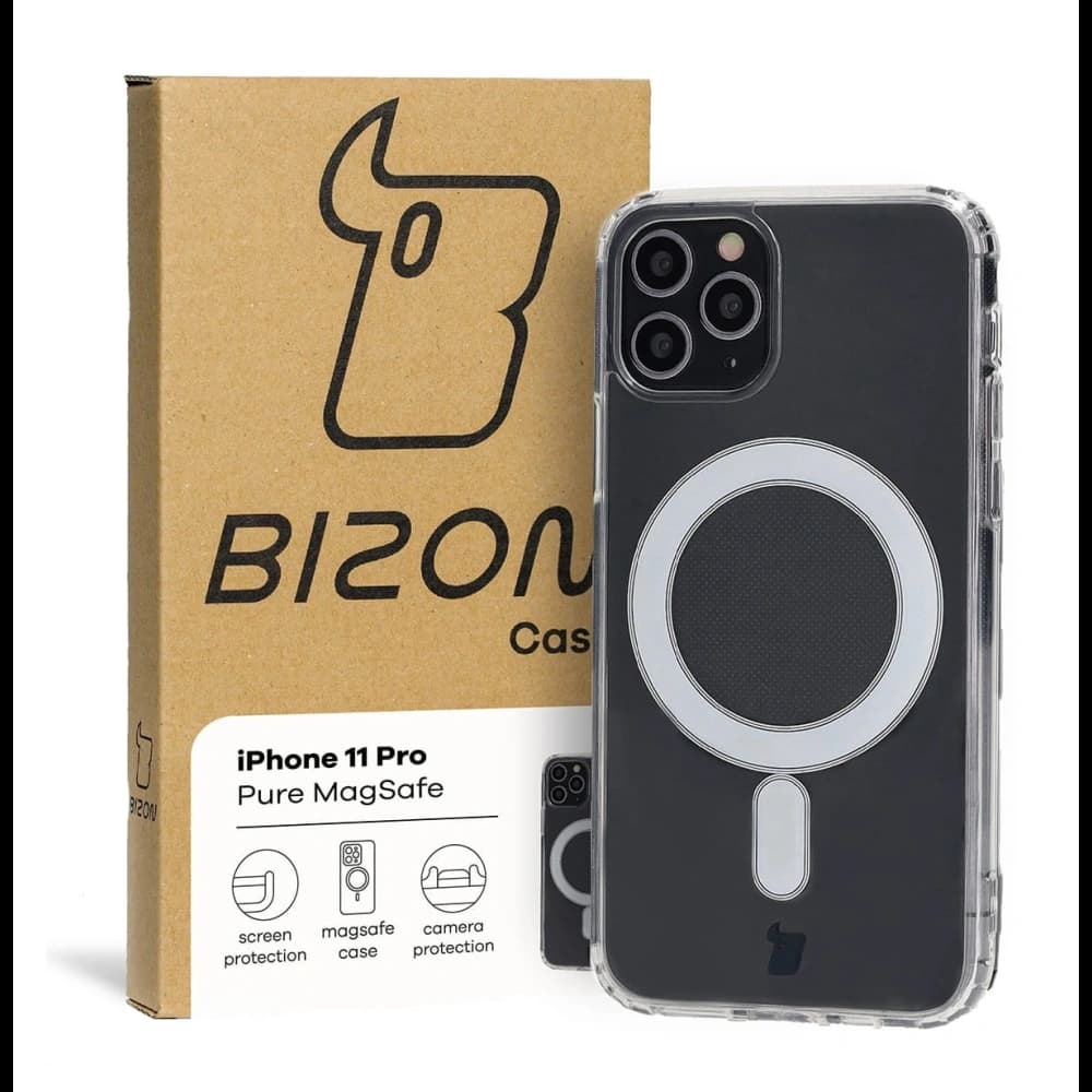 Bizon Case Pure Magnetic Apple iPhone 11 Pro átlátszó