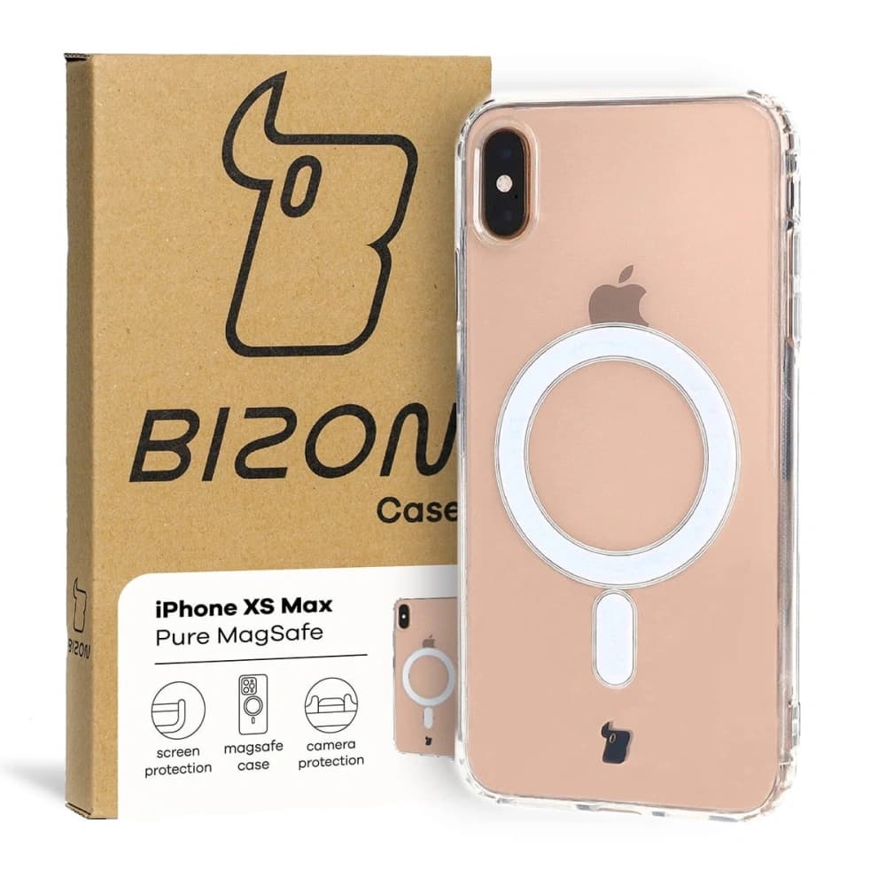 Bizon Case Pure Magnetic Apple iPhone XS Max průhledný