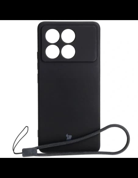 Bizon Case Silicone Sq Xiaomi Poco X6 Pro černý