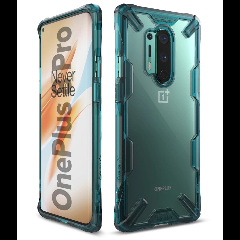 Ringke Fusion-X OnePlus 8 Pro Turquoise Green - 3
