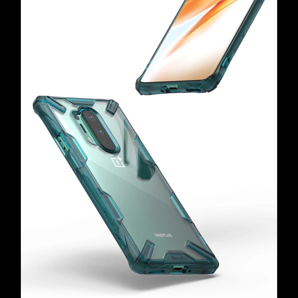Ringke Fusion-X OnePlus 8 Pro Turquoise Green - 5