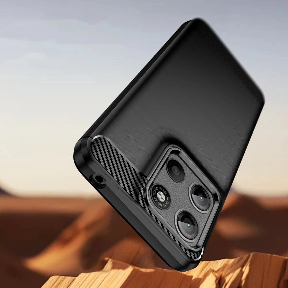 Tech-Protect TPUCarbon Motorola Moto G15 / G15 Power Černá - 2