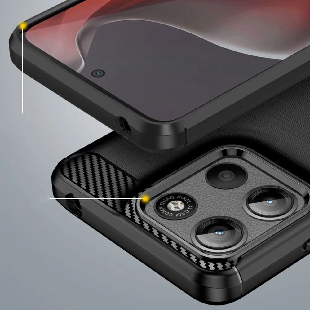 Tech-Protect TPUCarbon Motorola Moto G15 / G15 Power Černá - 5