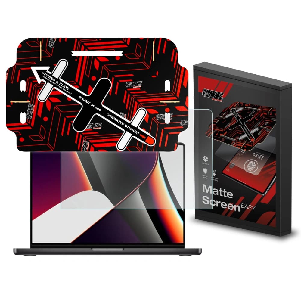 GrizzGlass MatteScreen Easy Apple MacBook Pro 14" 2021-2025 (M1/M2/M3/M4/M5)