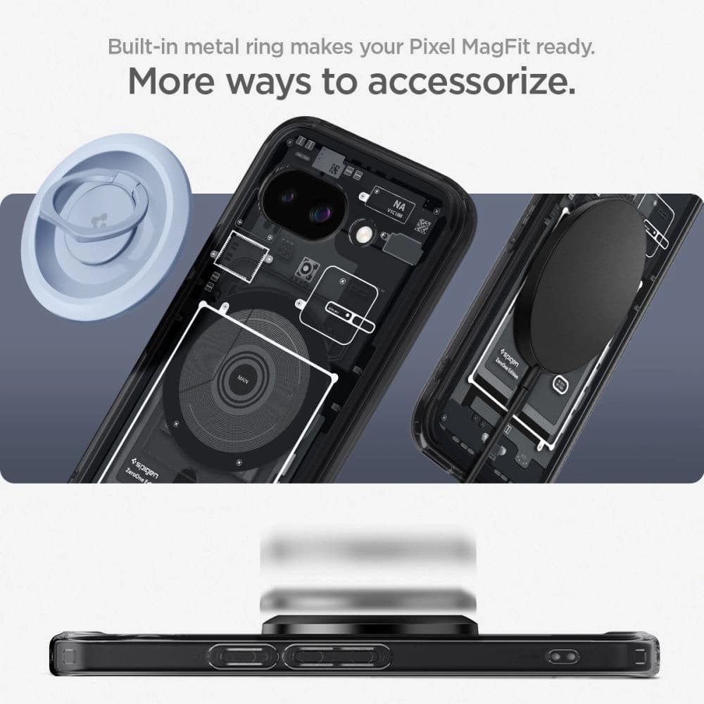 Spigen Ultra Hybrid Mag MagSafe Google Pixel 9a Zero One Black - 11