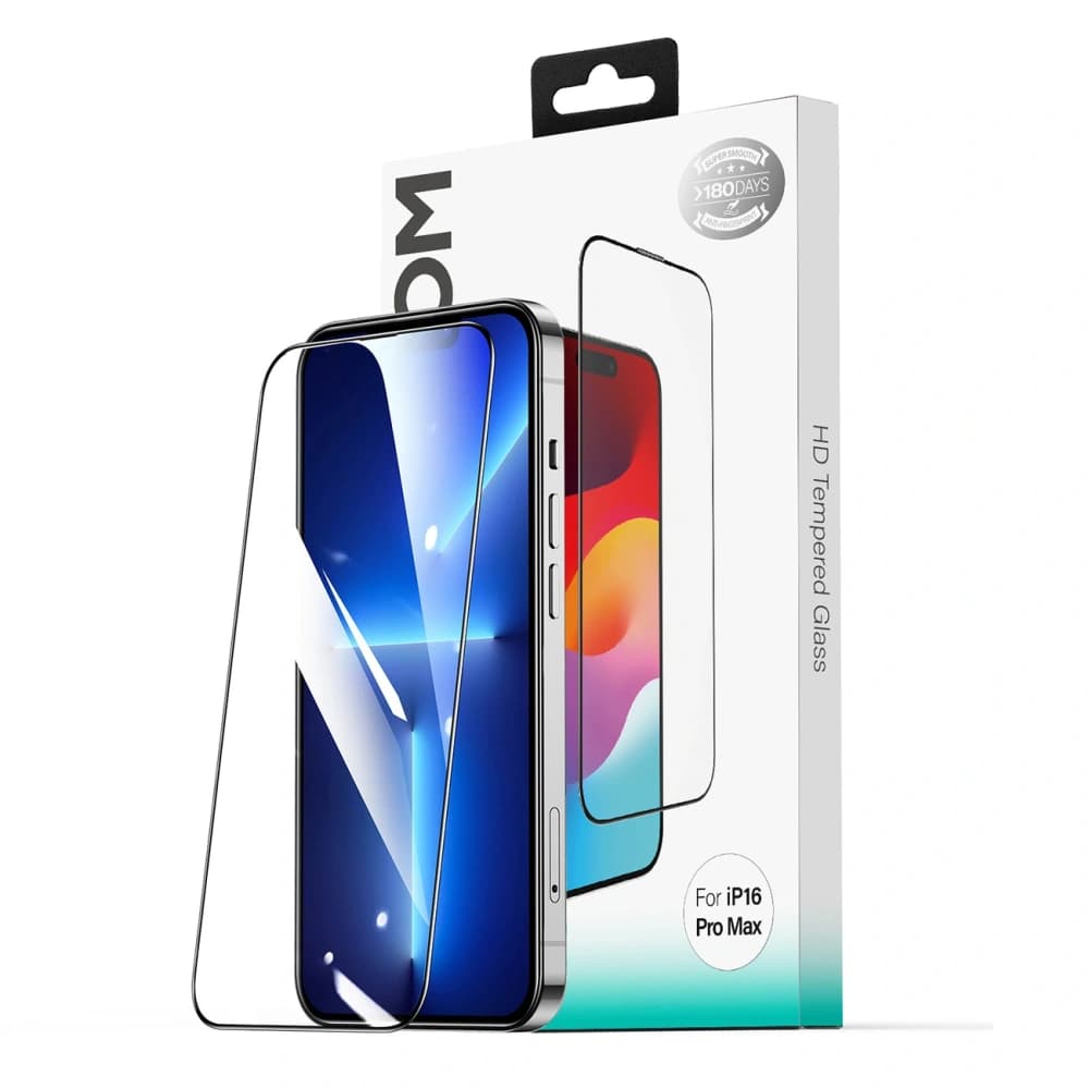 Joyroom JR-MLG0278 2.5D HD Dustproof tempered glass with black frame Apple iPhone 15 Plus / 16 Plus - 2