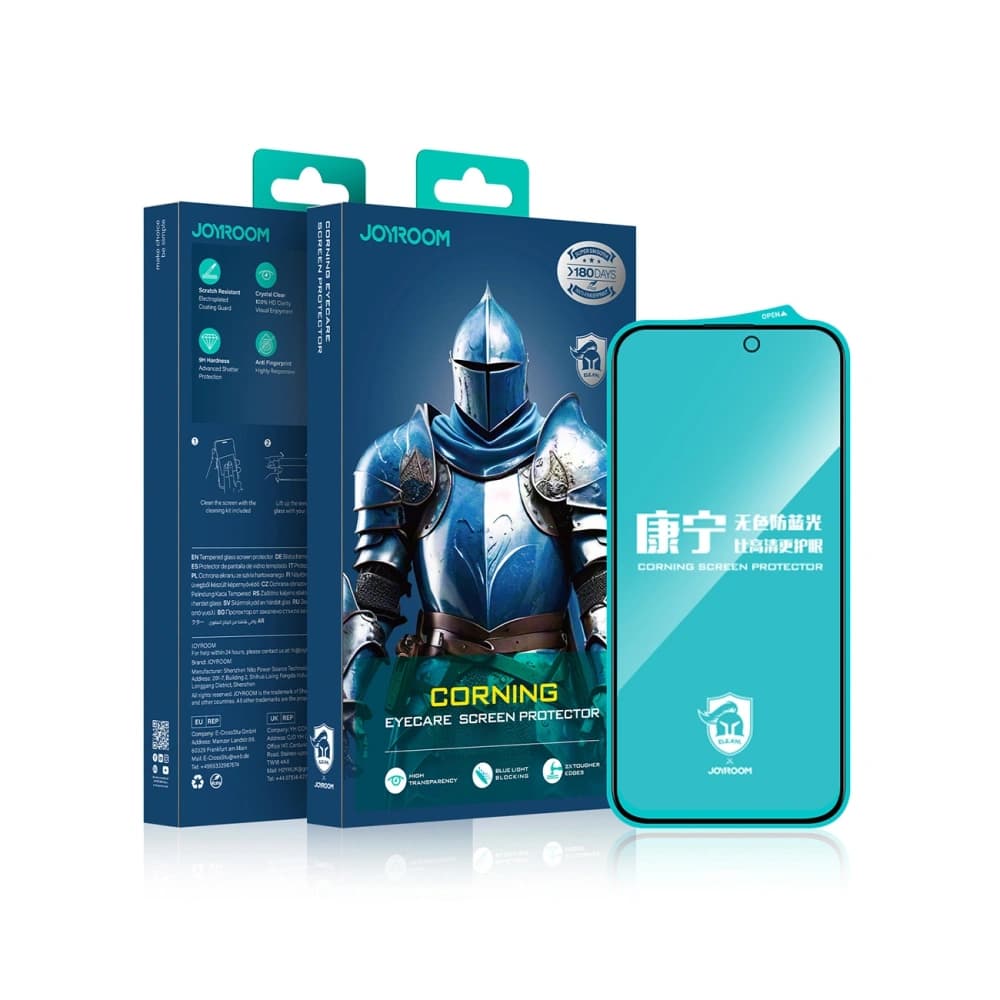 Joyroom JR-MKN0311 sticlă temperată Corning Eyecare Apple iPhone 15 / 16 - 5